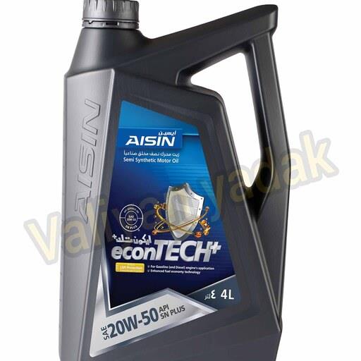 روغن موتور آیسین مدل Aisin 20W-50 SN Plus چهار لیتری